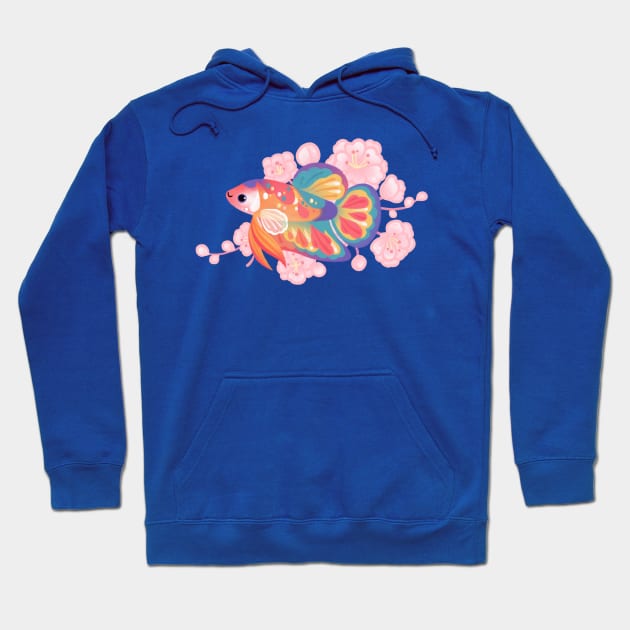 Koi Betta Hoodie by pikaole